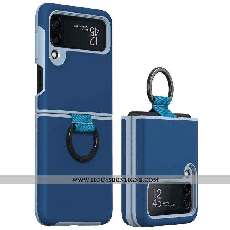 Coque Samsung Galaxy Z Flip 3 5G Anneau-Support Design GKK