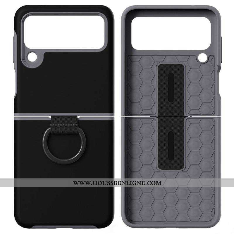 Coque Samsung Galaxy Z Flip 3 5G Anneau-Support Design GKK