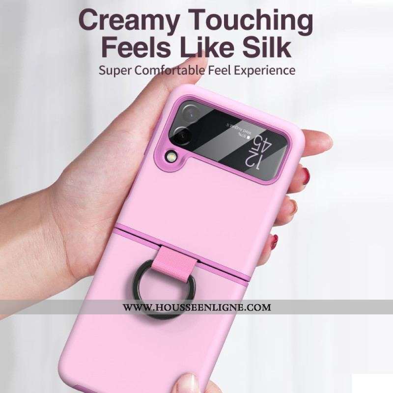 Coque Samsung Galaxy Z Flip 3 5G Anneau-Support Design GKK