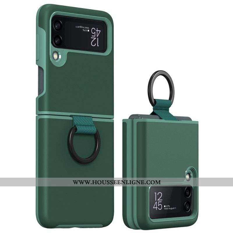 Coque Samsung Galaxy Z Flip 3 5G Anneau-Support Design GKK