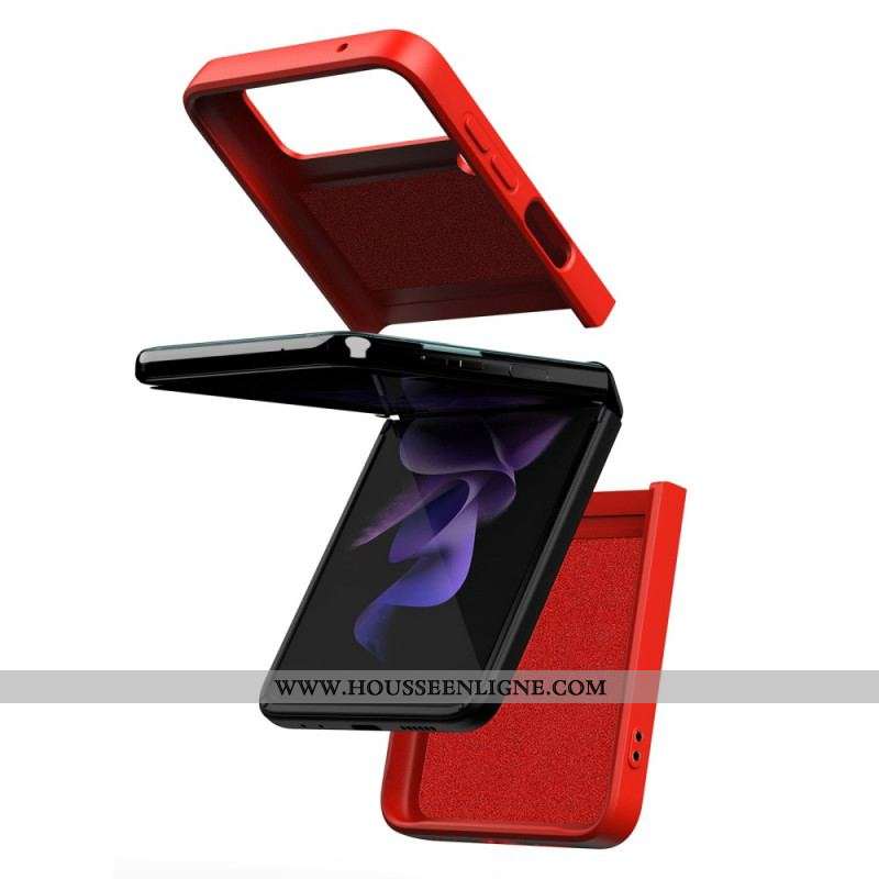 Coque Samsung Galaxy Z Flip 3 5G Mate avec Anneau-Support