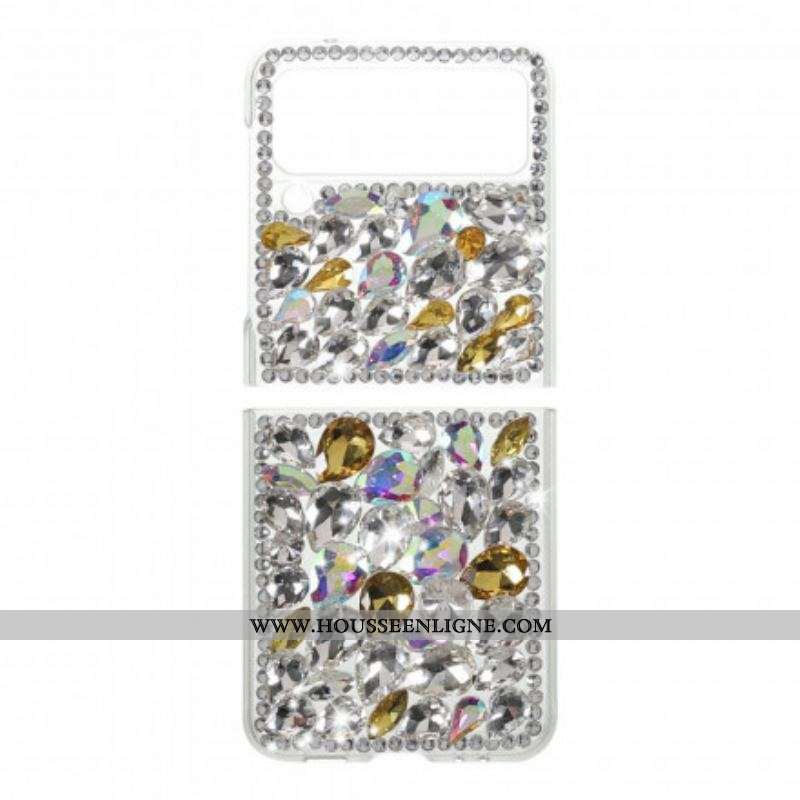 Coque Samsung Galaxy Z Flip 3 5G Pierres Précieuses Colorées