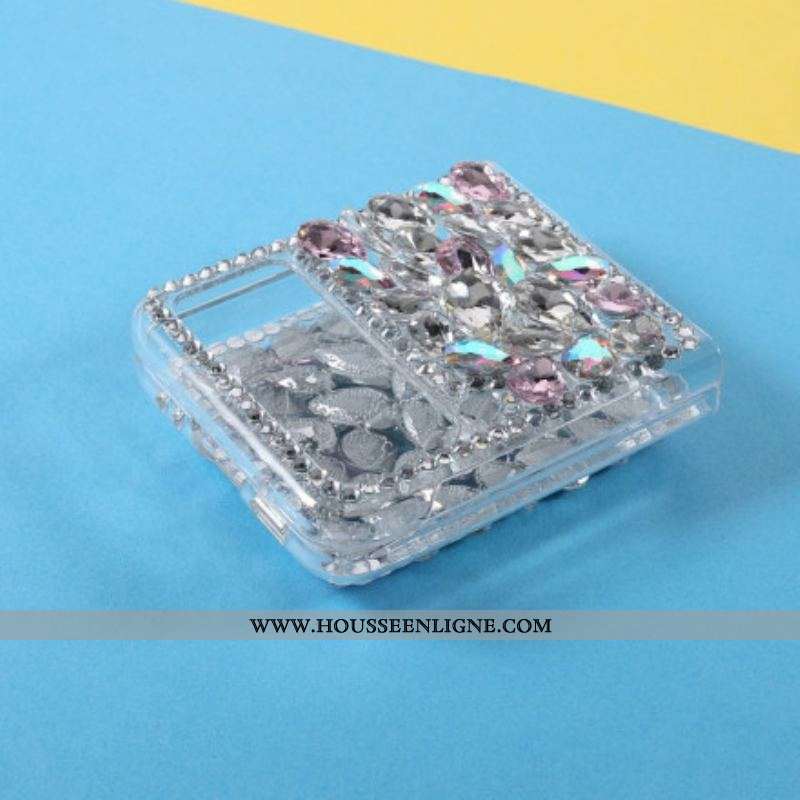 Coque Samsung Galaxy Z Flip 3 5G Pierres Précieuses Colorées
