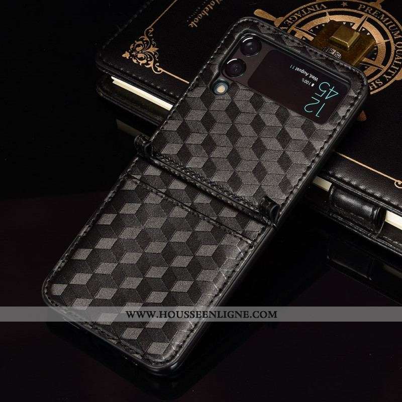 Coque Samsung Galaxy Z Flip 3 5G Porte-Carte Design 3D