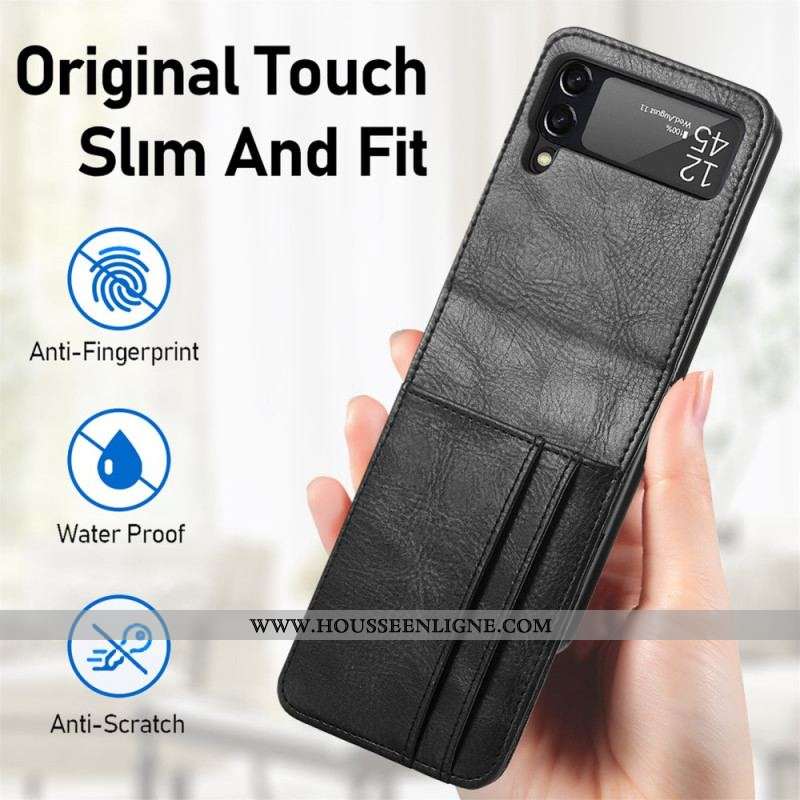 Coque Samsung Galaxy Z Flip 3 5G Style Cuir Portefeuille