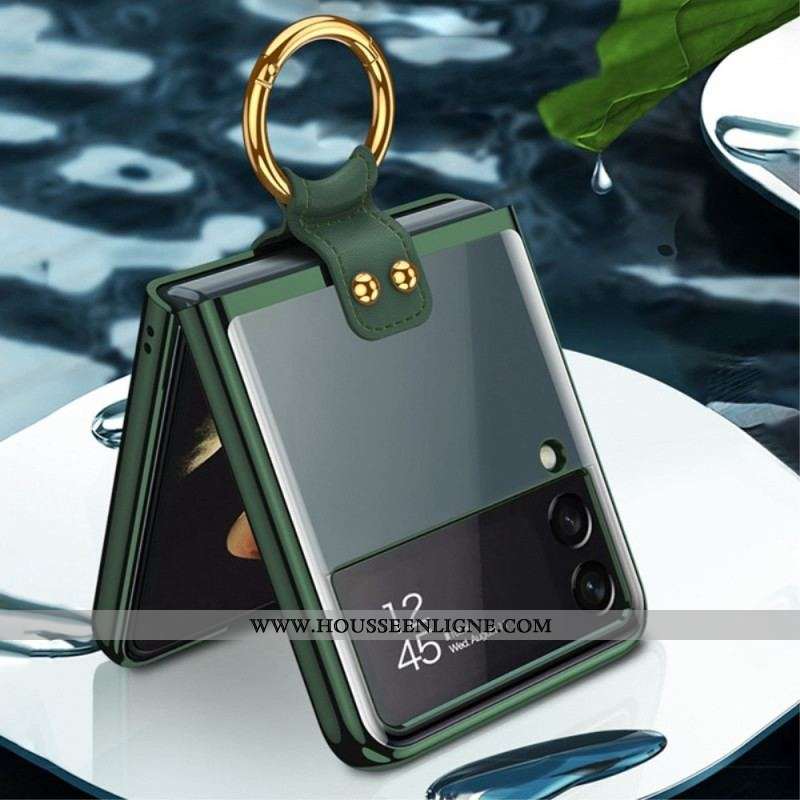 Coque Samsung Galaxy Z Flip 3 5G Transparente Anneau GKK