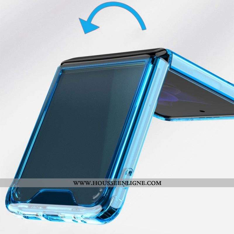 Coque Samsung Galaxy Z Flip 3 5G Transparente Colorée