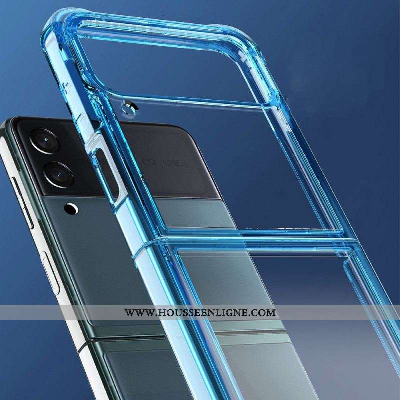 Coque Samsung Galaxy Z Flip 3 5G Transparente Colorée