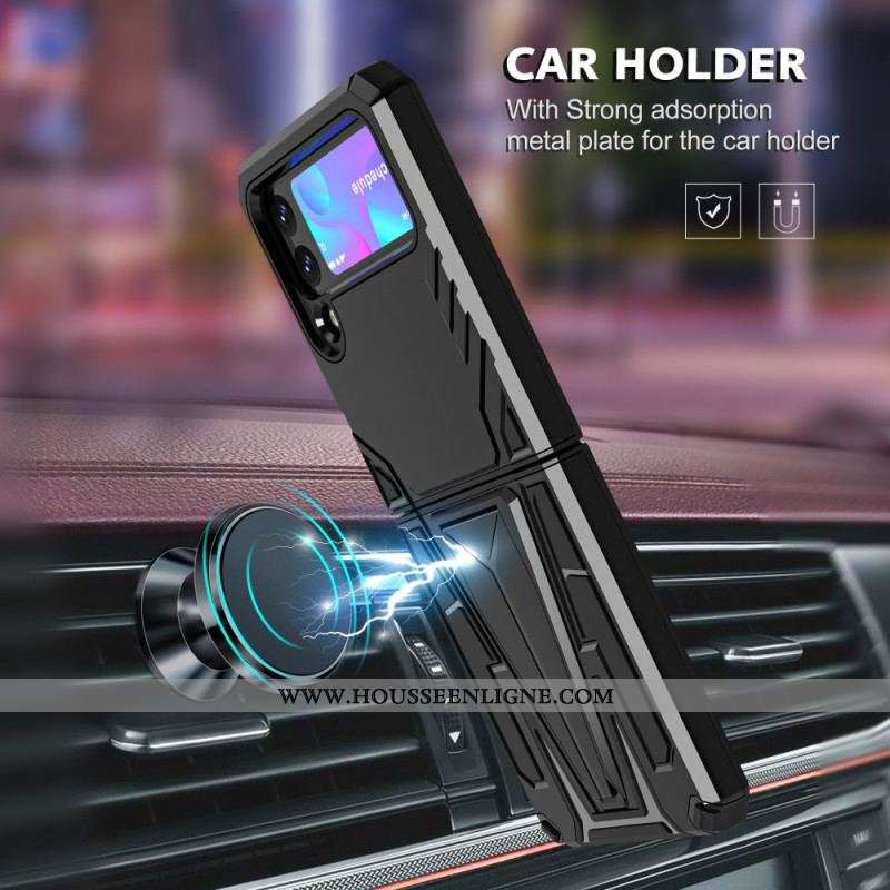 Coque Samsung Galaxy Z Flip 3 5G Ultra Résistante Support en V