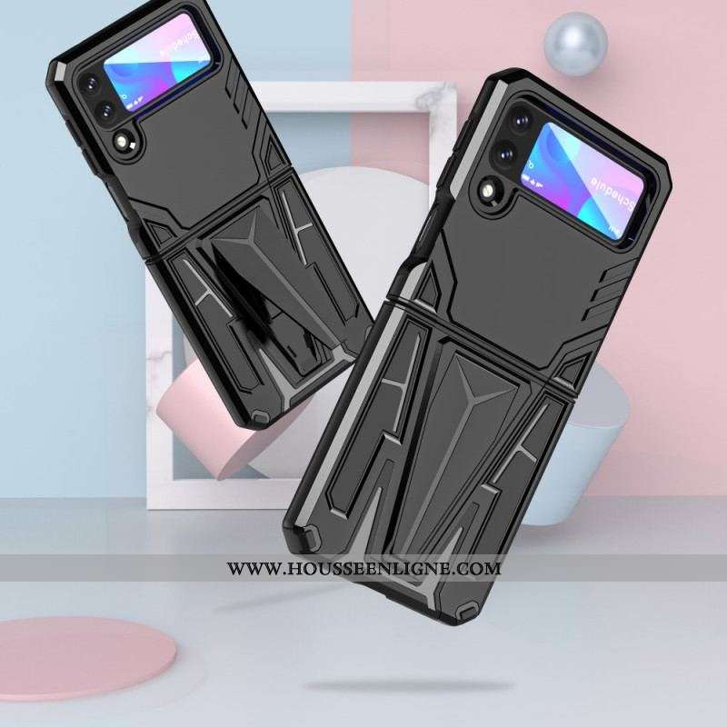 Coque Samsung Galaxy Z Flip 3 5G Ultra Résistante Support en V