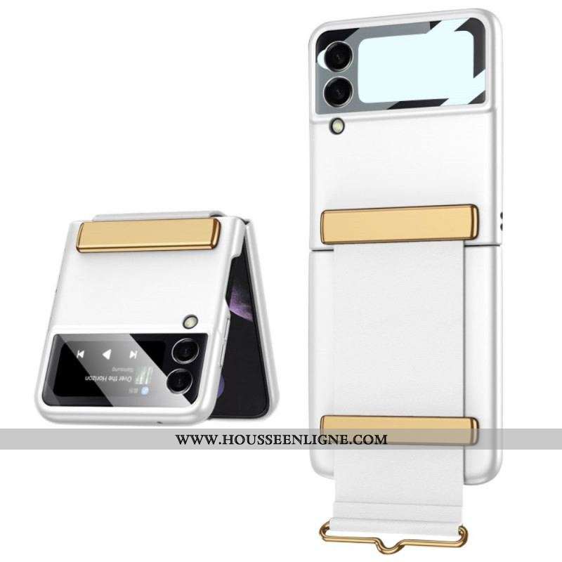 Coque Samsung Galaxy Z Flip 3 5G Verre Trempé avec Sangle GKK