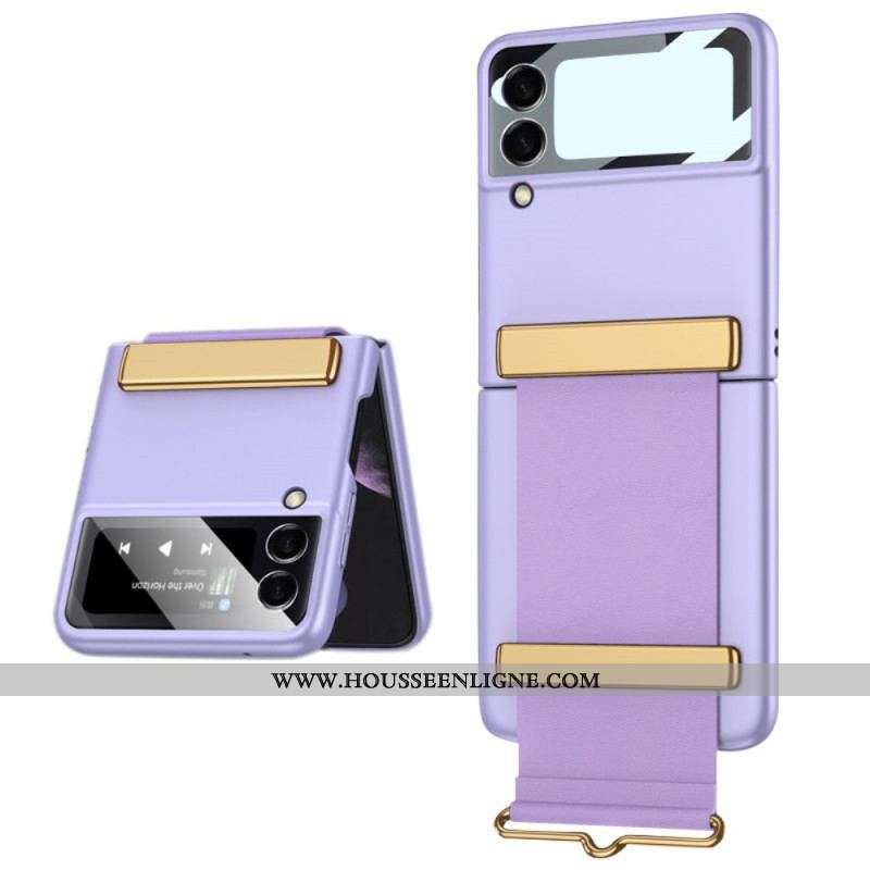 Coque Samsung Galaxy Z Flip 3 5G Verre Trempé avec Sangle GKK