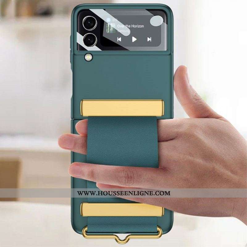 Coque Samsung Galaxy Z Flip 3 5G Verre Trempé avec Sangle GKK