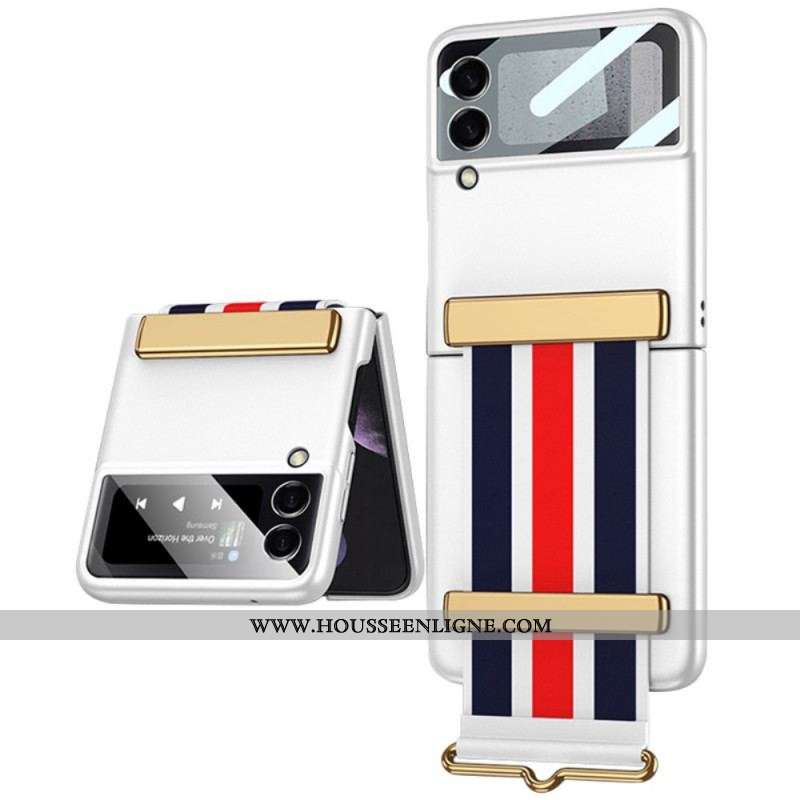 Coque Samsung Galaxy Z Flip 3 5G Verre Trempé et Sangle GKK