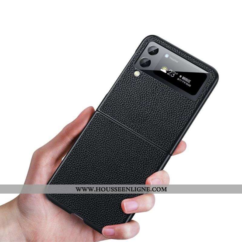 Coque Samsung Galaxy Z Flip 3 5G Véritable Cuir