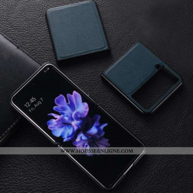 Coque Samsung Galaxy Z Flip 3 5G Véritable Cuir