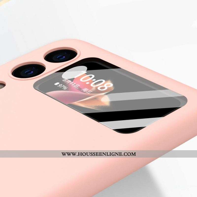 Coque Samsung Galaxy Z Flip 3 5G avec Film Écran en Verre Trempé