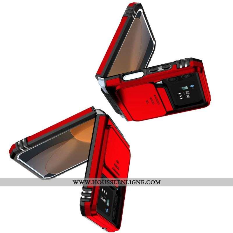 Coque Samsung Galaxy Z Flip 4 Anneau Premium / Cache-lentille
