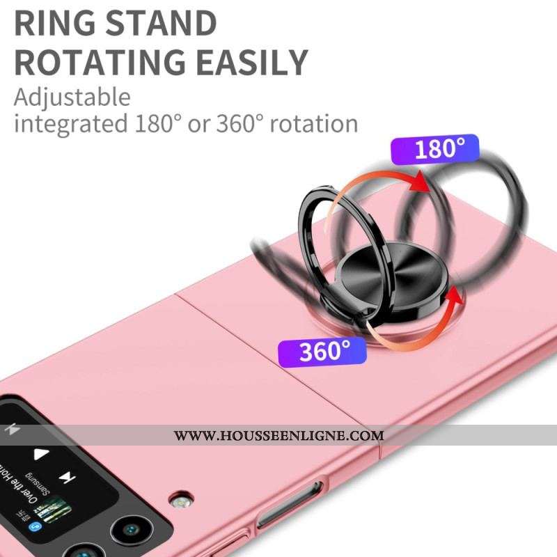 Coque Samsung Galaxy Z Flip 4 Anneau Rotatif