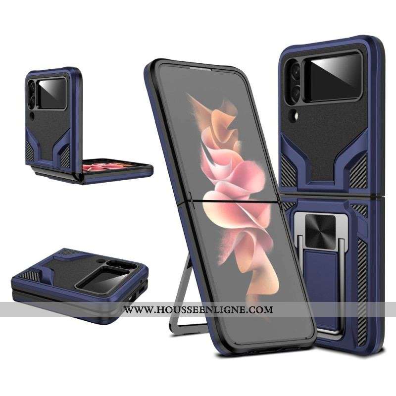 Coque Samsung Galaxy Z Flip 4 Anneau-Support