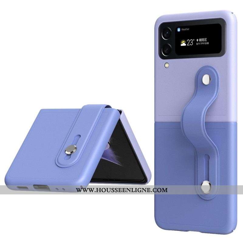 Coque Samsung Galaxy Z Flip 4 Bicolore Sangle