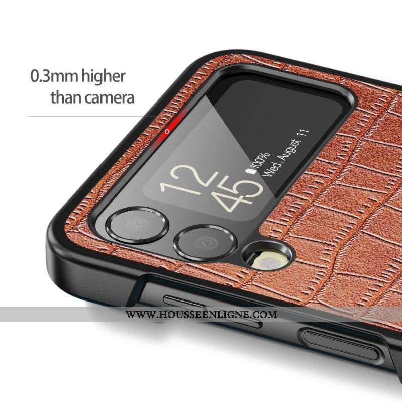 Coque Samsung Galaxy Z Flip 4 Crocodile AIORIA