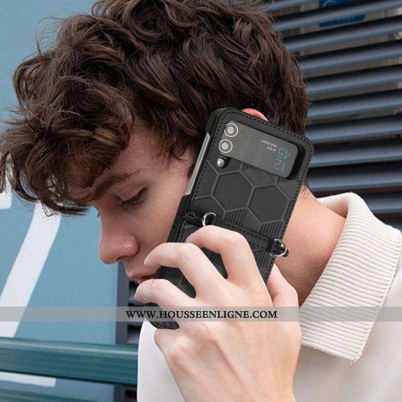 Coque Samsung Galaxy Z Flip 4 Design Ballon de Foot