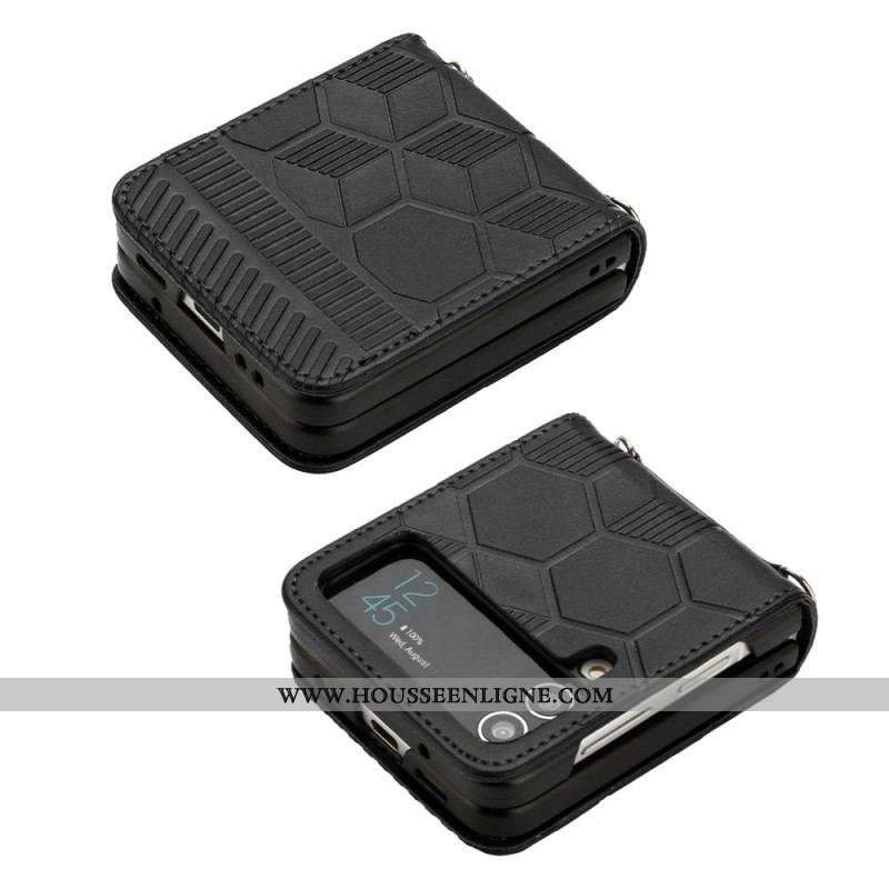 Coque Samsung Galaxy Z Flip 4 Design Ballon de Foot