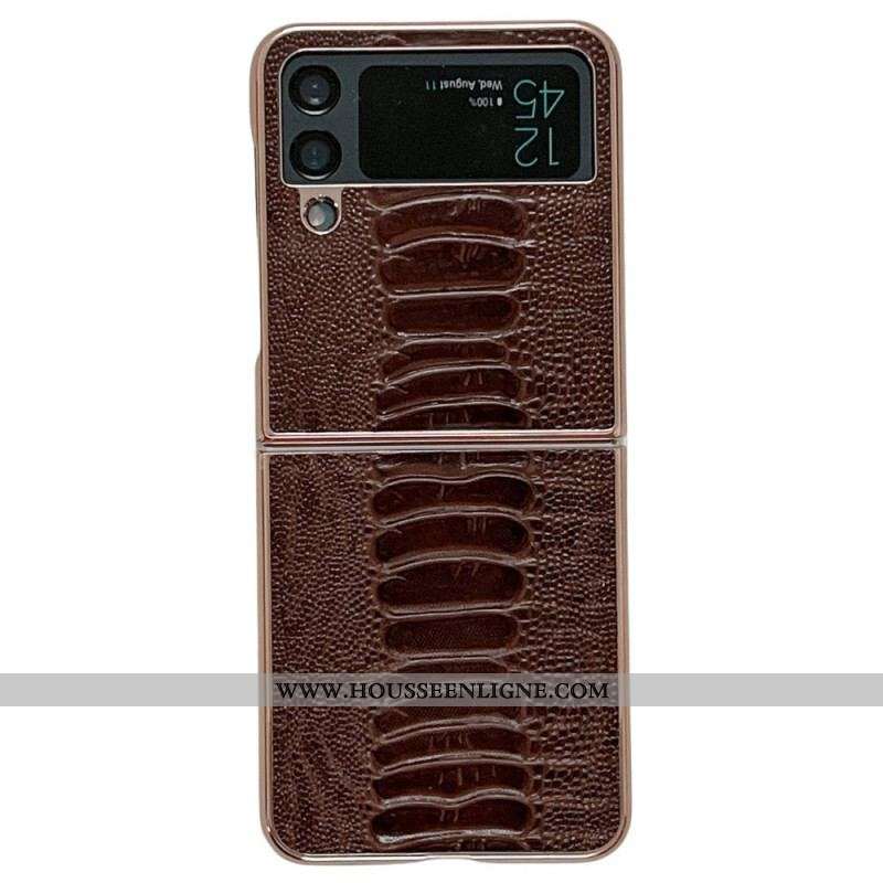 Coque Samsung Galaxy Z Flip 4 Design Crocodile