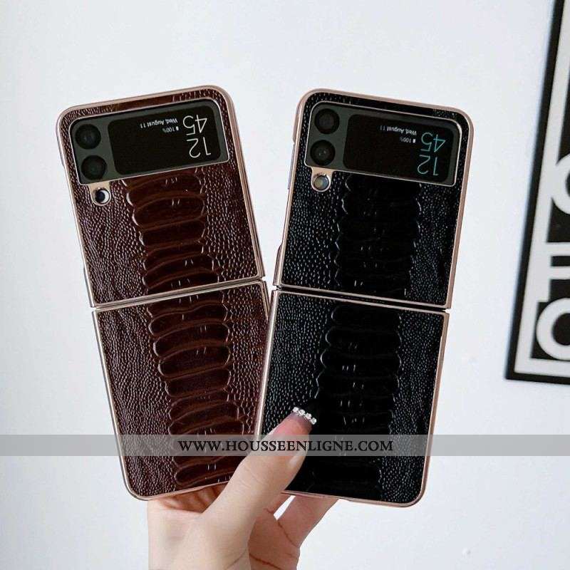 Coque Samsung Galaxy Z Flip 4 Design Crocodile