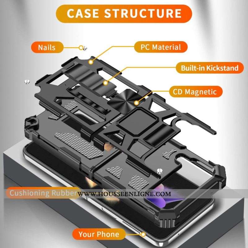 Coque Samsung Galaxy Z Flip 4 Détachable Résistante Militaire