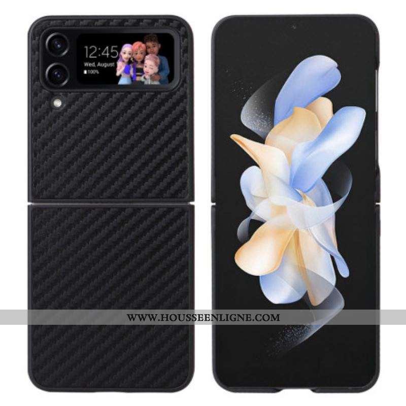 Coque Samsung Galaxy Z Flip 4 Fibre Carbone