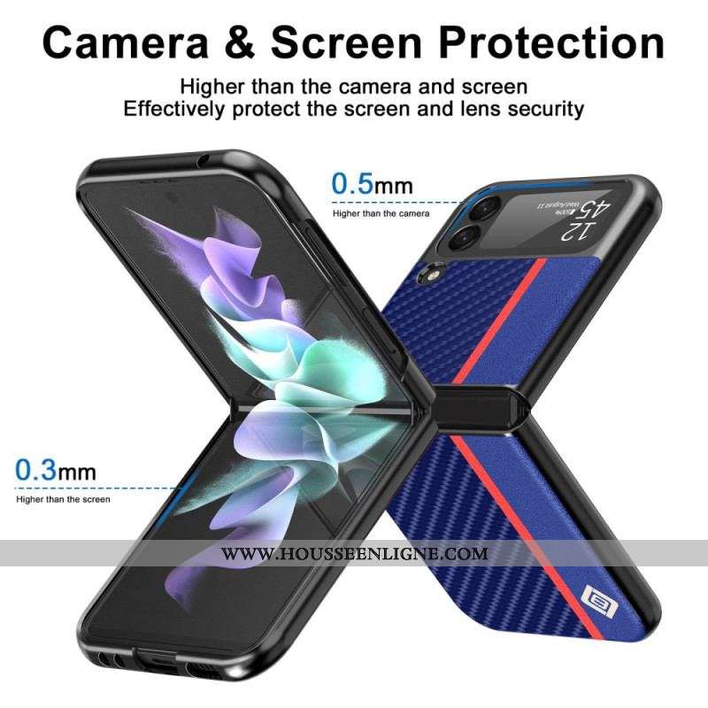 Coque Samsung Galaxy Z Flip 4 Fibre Carbone LC.IMEEKE