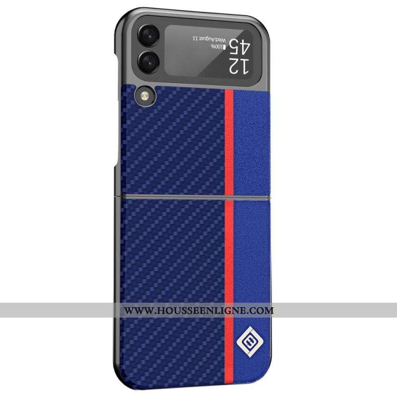 Coque Samsung Galaxy Z Flip 4 Fibre Carbone LC.IMEEKE