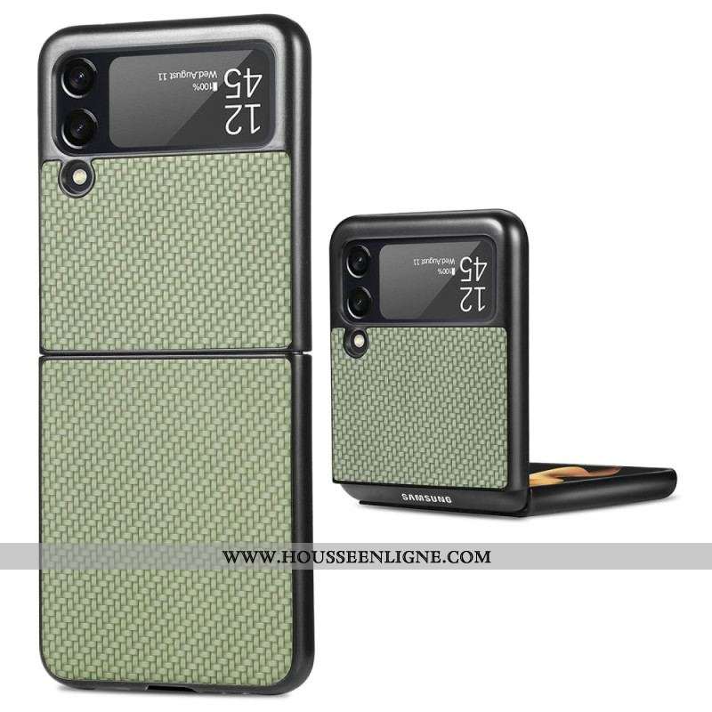Coque Samsung Galaxy Z Flip 4 Fibre Carbone Texturée