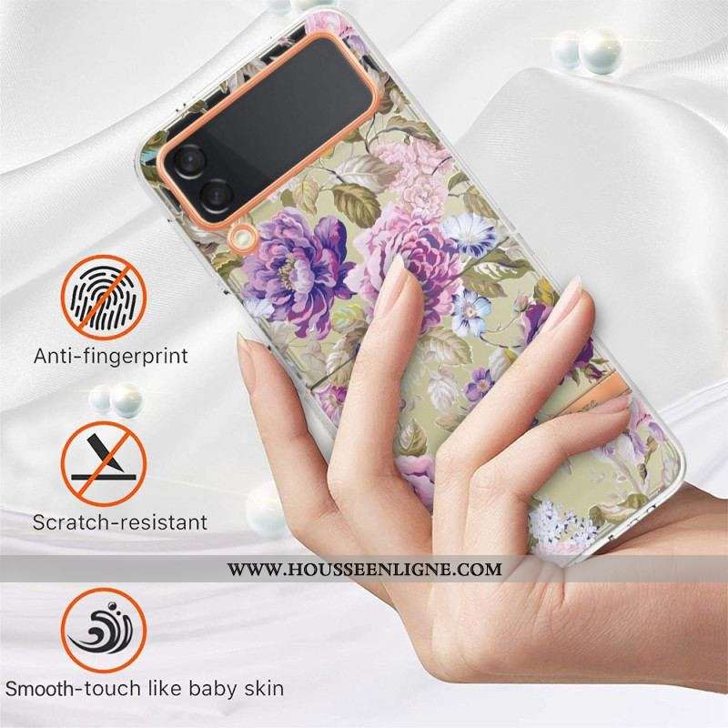 Coque Samsung Galaxy Z Flip 4 Florale