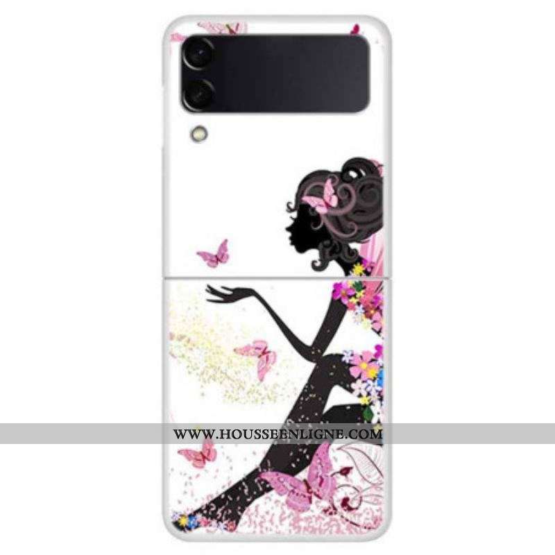 Coque Samsung Galaxy Z Flip 4 Fée Fleurie