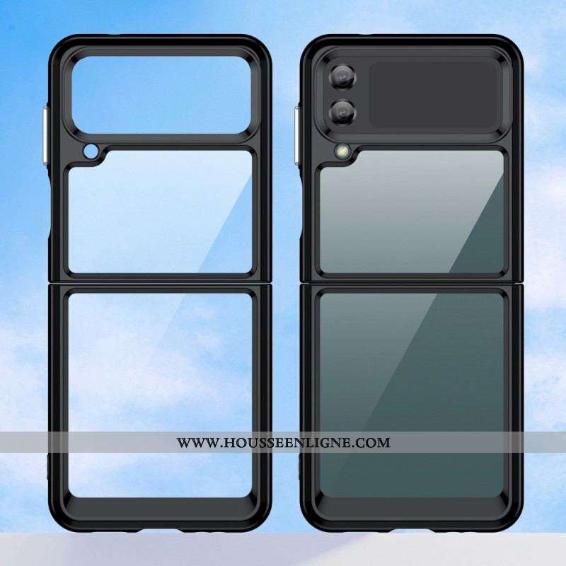 Coque Samsung Galaxy Z Flip 4 Hybride Acrylique