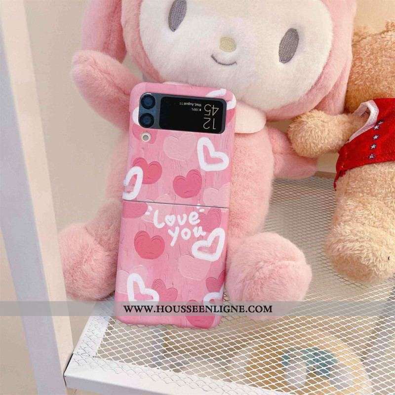Coque Samsung Galaxy Z Flip 4 Love Flowers
