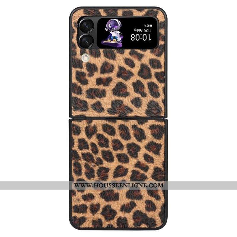Coque Samsung Galaxy Z Flip 4 Léopard