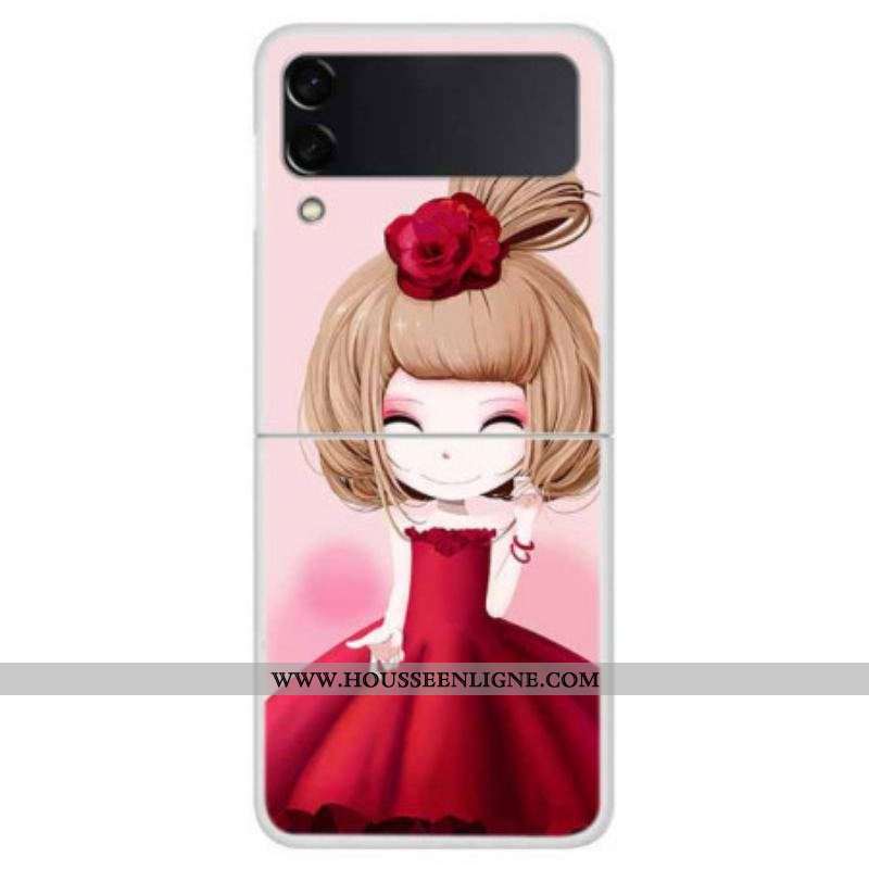 Coque Samsung Galaxy Z Flip 4 Manga Lady