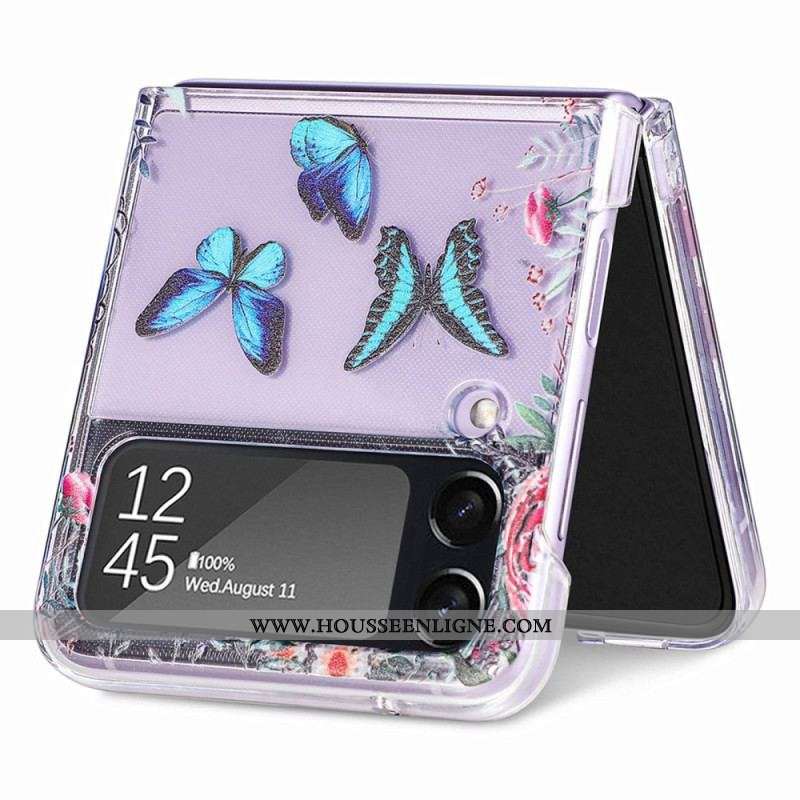 Coque Samsung Galaxy Z Flip 4 Multiples Papillons