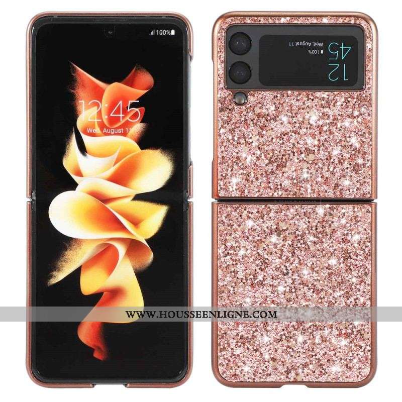 Coque Samsung Galaxy Z Flip 4 Paillettes Premium