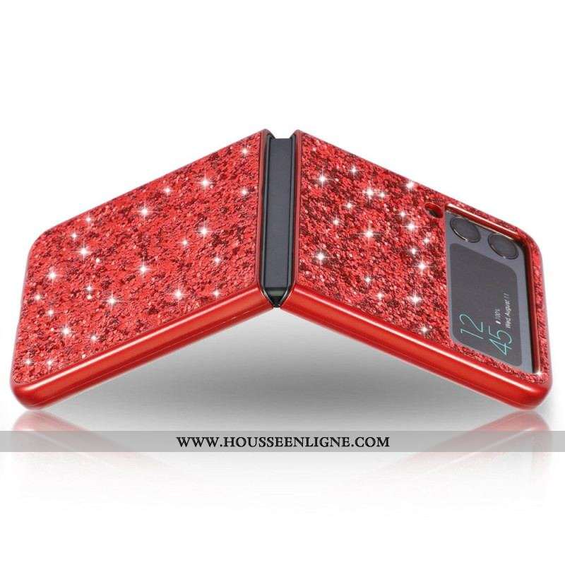 Coque Samsung Galaxy Z Flip 4 Paillettes Premium