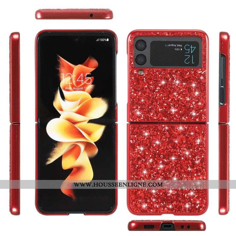 Coque Samsung Galaxy Z Flip 4 Paillettes Premium