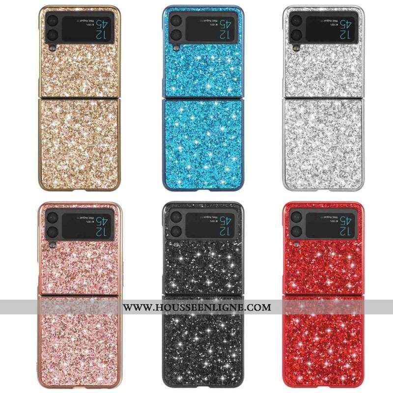 Coque Samsung Galaxy Z Flip 4 Paillettes Premium