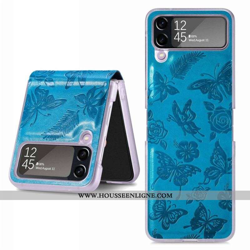 Coque Samsung Galaxy Z Flip 4 Papillon la Nuit