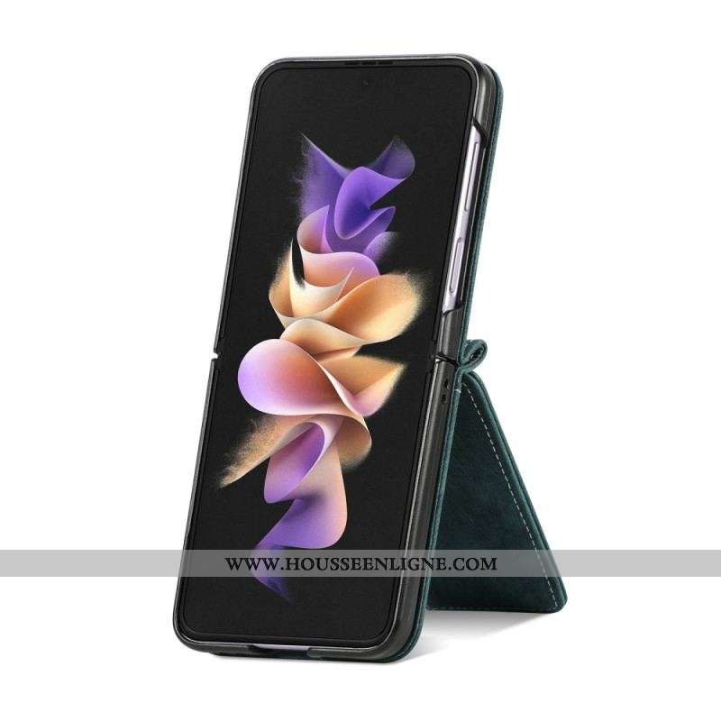 Coque Samsung Galaxy Z Flip 4 Porte-cartes / Porte-monnaie