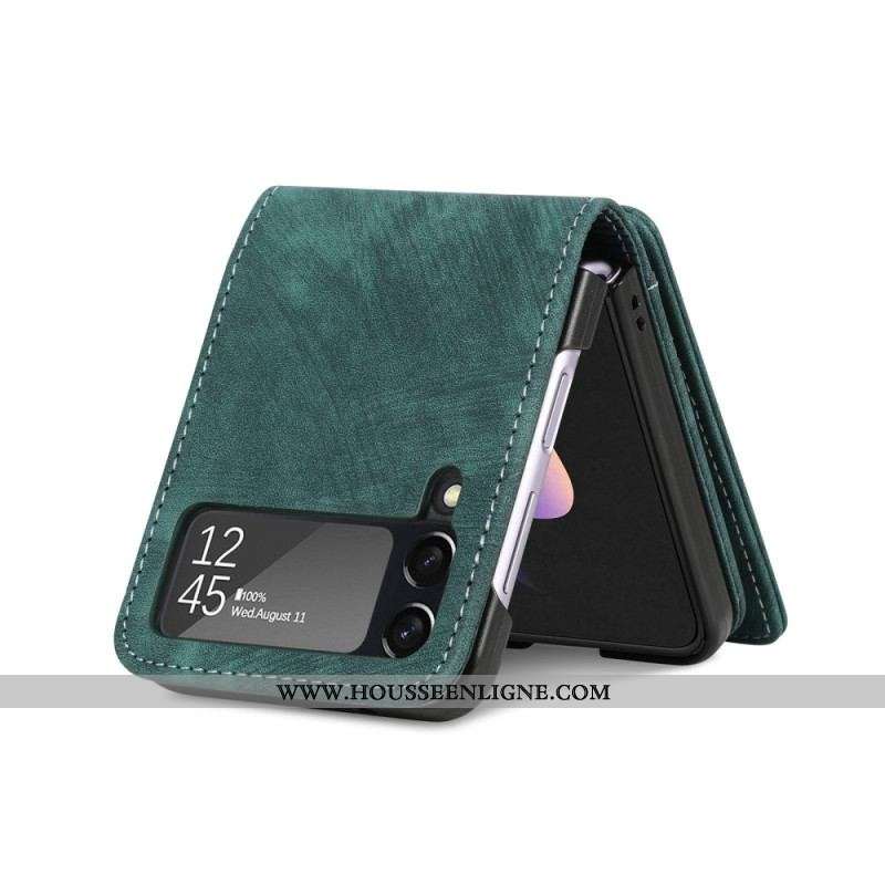Coque Samsung Galaxy Z Flip 4 Porte-cartes / Porte-monnaie