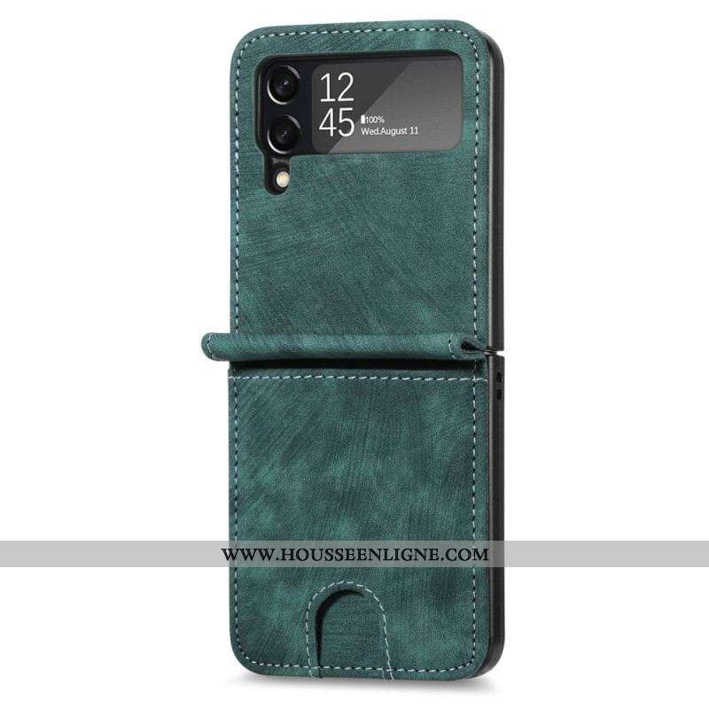 Coque Samsung Galaxy Z Flip 4 Porte-cartes / Porte-monnaie